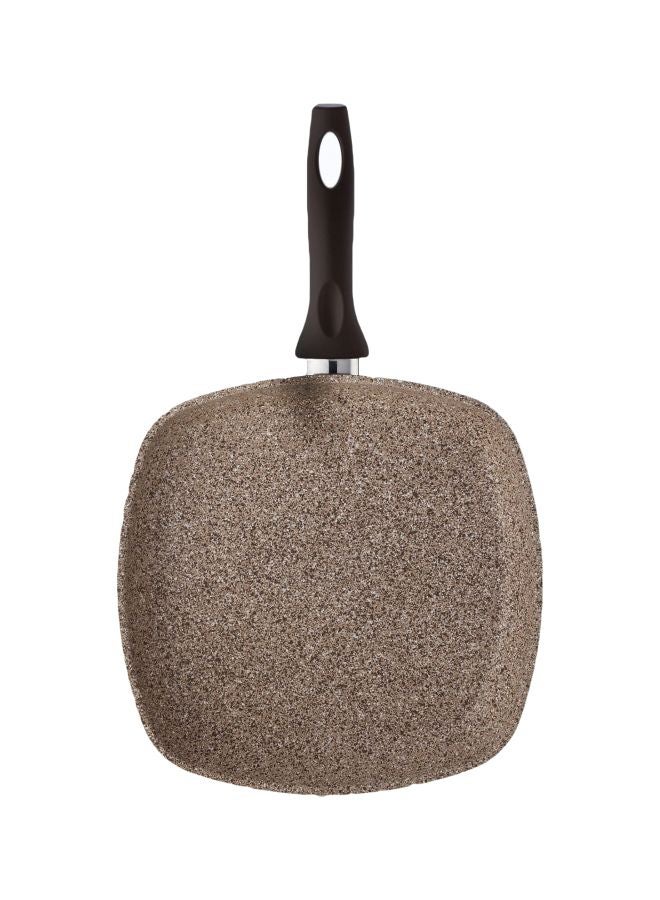 Falez Non-Stick Granite Frying Pan Brown 28x28cm