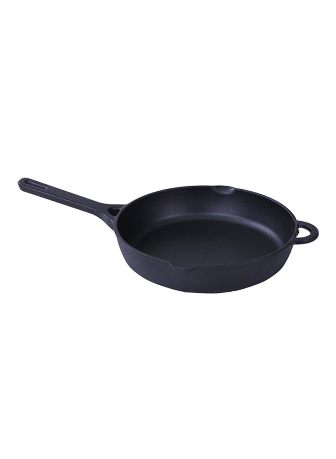 Cast Iron Frying Pan 26cm Black