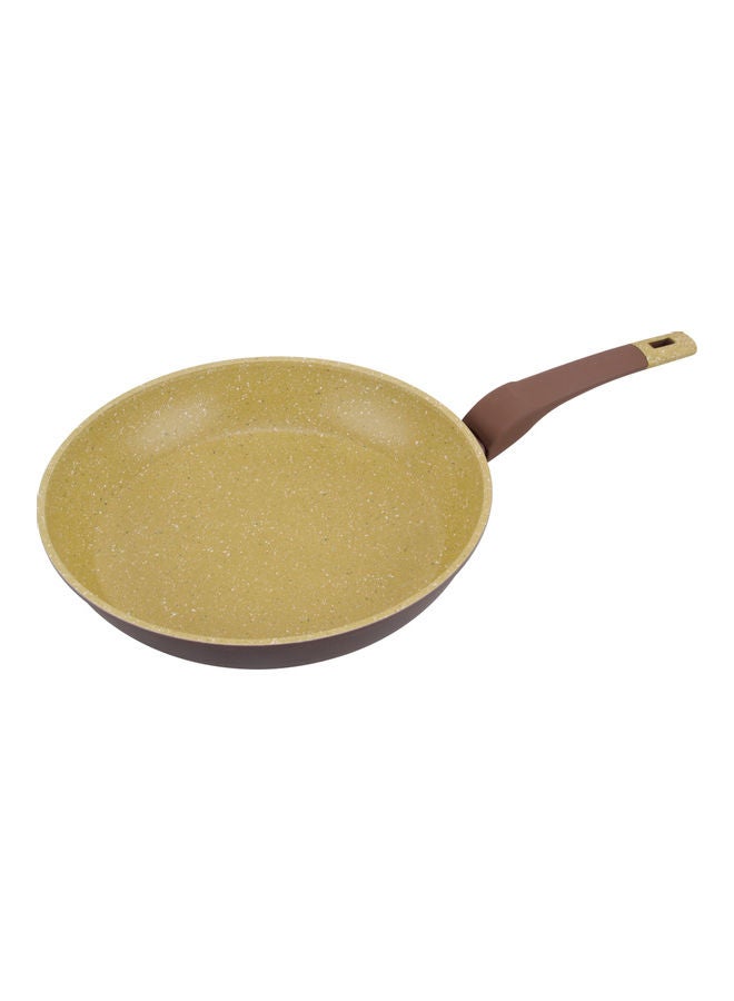 Nonstick Frying Pan With Anti-Warp Base Brown 28cm