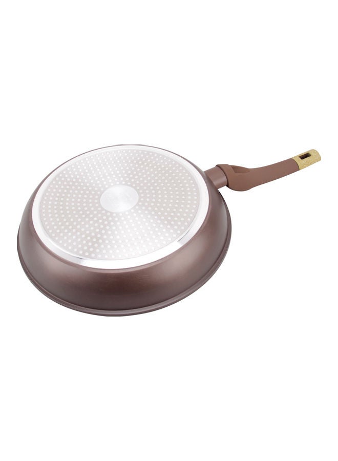 Nonstick Frying Pan With Anti-Warp Base Brown 28cm