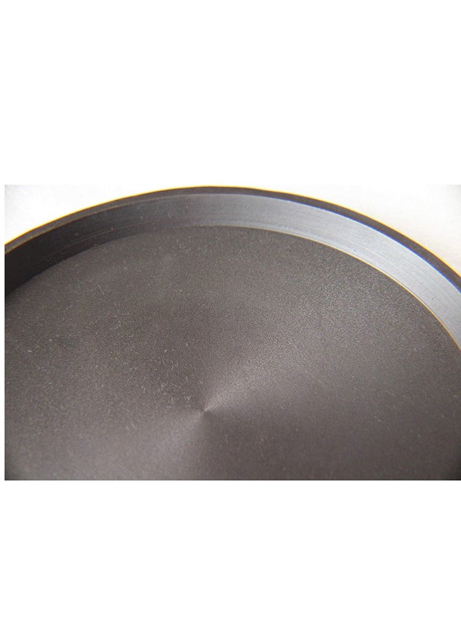 Pre-Seasoned Cast Iron Dosa Tawa With Handle Black 25cm