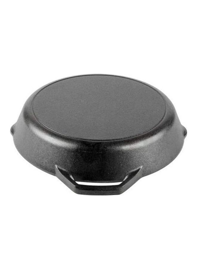 Cast Iron Pre-Sesoned Dual Handle Fry Pan Skillet Black 10.25 inchcm