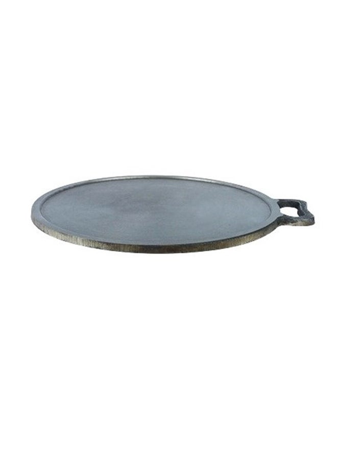 Pre-Seasoned Cast Iron Dosa Tawa Griddle Black 10inch
