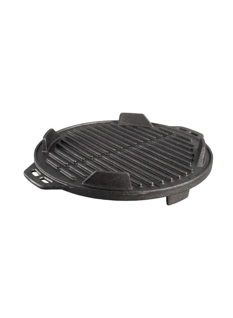 Round Cast Iron Kickoff Grill 12 Inch