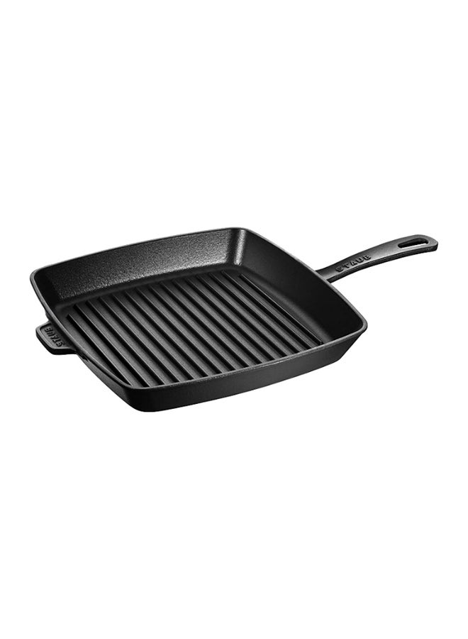 Square Shaped Grill Pan Black 26x26cm