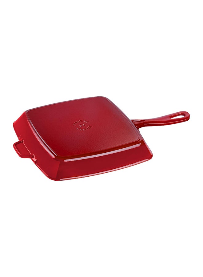 Square Shaped Grill Pan Cherry 26x26cm