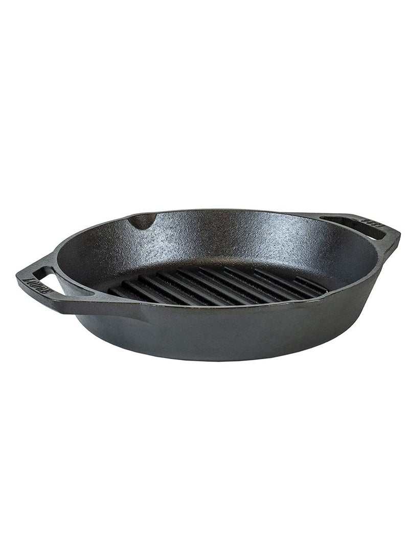 Cast Iron Dual Handle Grill Pan 10.25 Inch