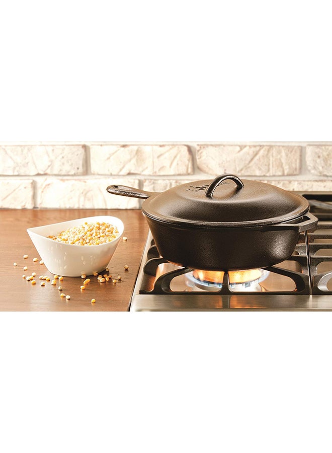 Covered Chicken Fryer Black 10.25inch