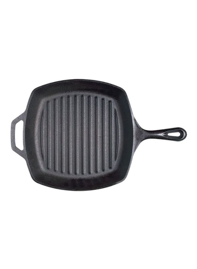 Pre Seasoned Grill Pan Black 10.5inch