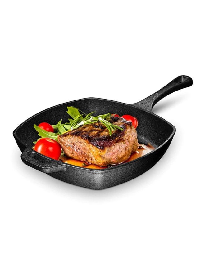 Pre Seasoned Grill Pan Black 10.5inch