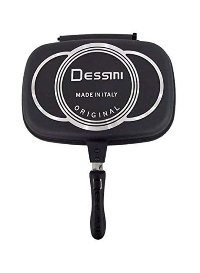 Double Grilling Pan Black 44cm