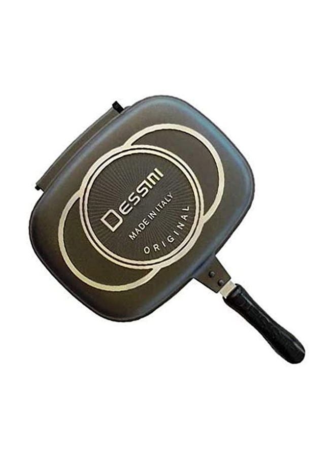Double Grilling Pan Black 44cm