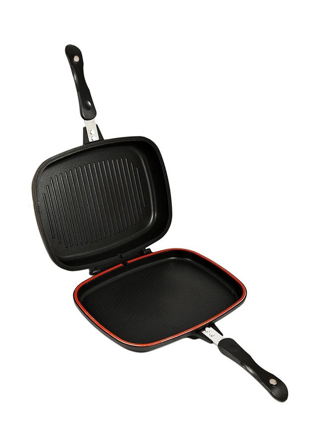 K32 Double Sided Grill Pan Black 32x6x24cm