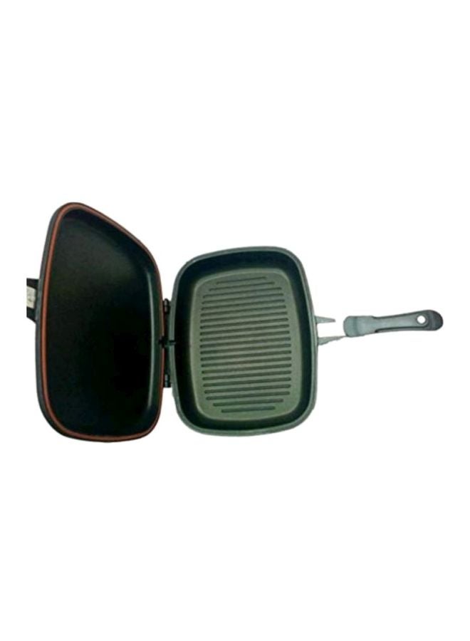 Double Sided Fry Pan Black/Green 36cm