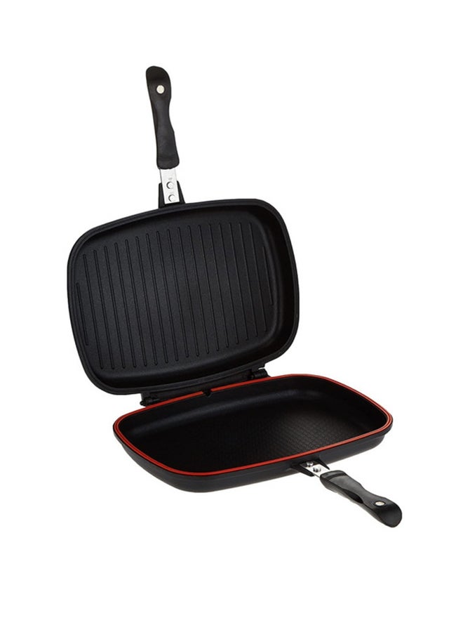 Double Sided Grill Pan Black 36cm