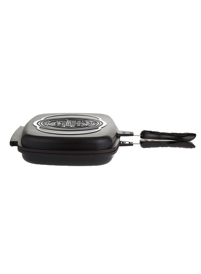 Double Sided Grill Pan Black 36cm