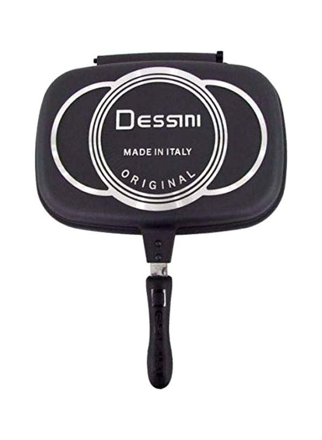 Double Grill Pan Black/Silver 36cm