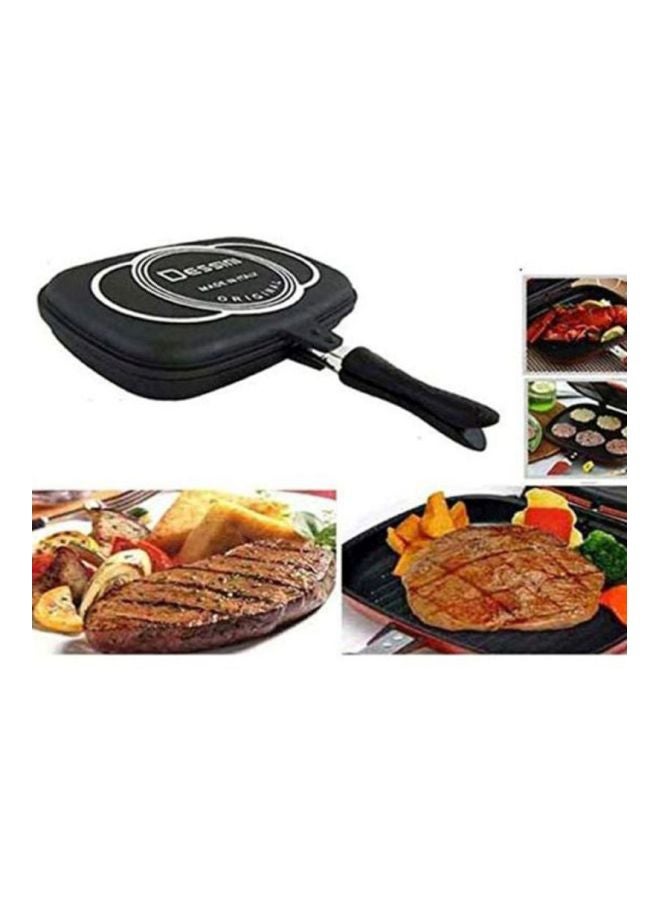 Double Sided Grill Pan Black 40cm