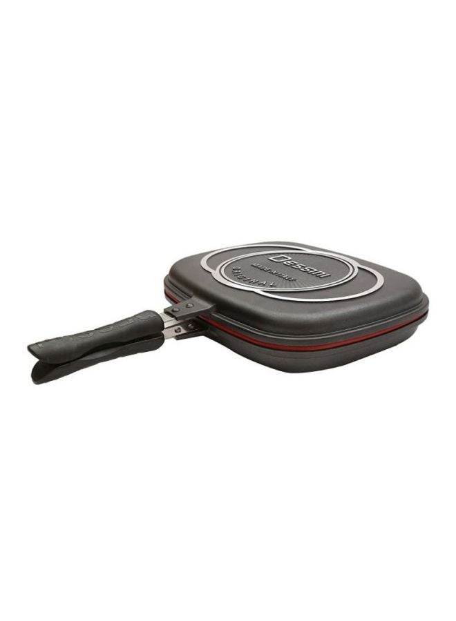 Double Sided Grill Pan Black 40cm