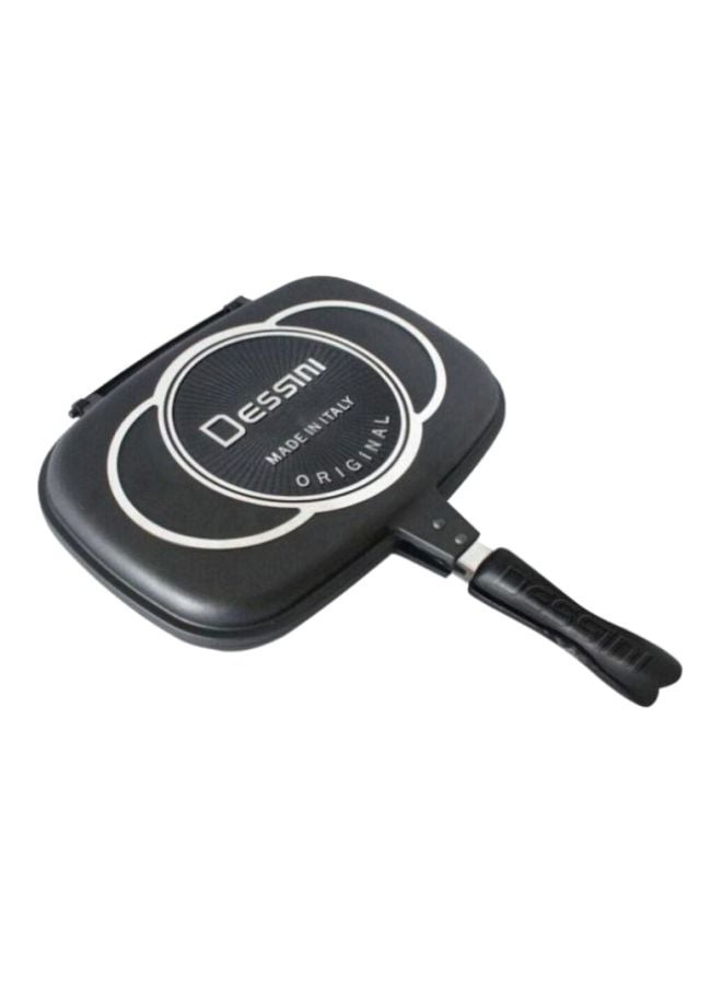 Teflon Grilling Pan Black/Silver 40cm