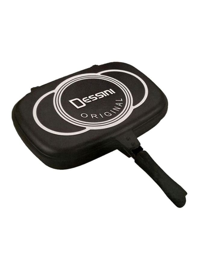 Non-stick Double Side Grill Pan Black 36cm