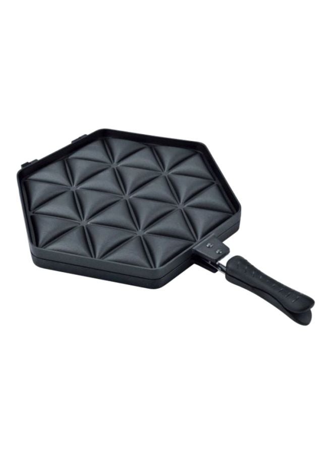 Triangle Double Pan Black 32centimeter