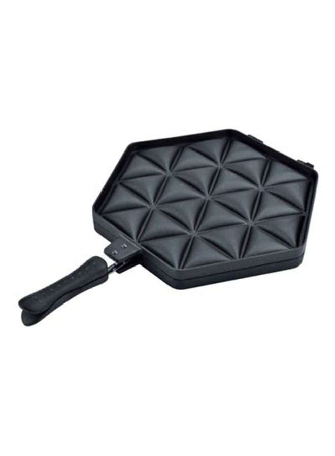 Triangle Double Pan Black 32cm