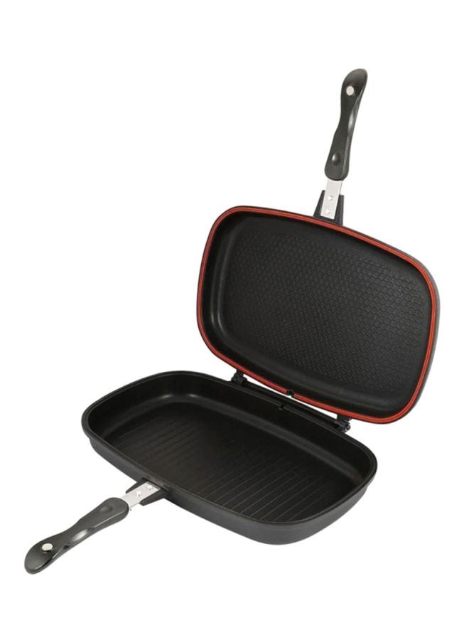 Double Sided Grill Pan Black 36cm