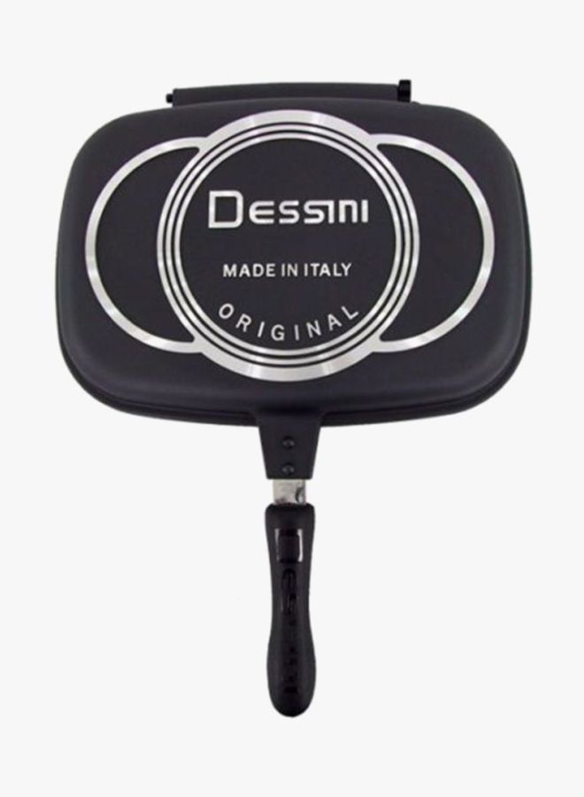 Double Sided Grill Pan Black 36cm