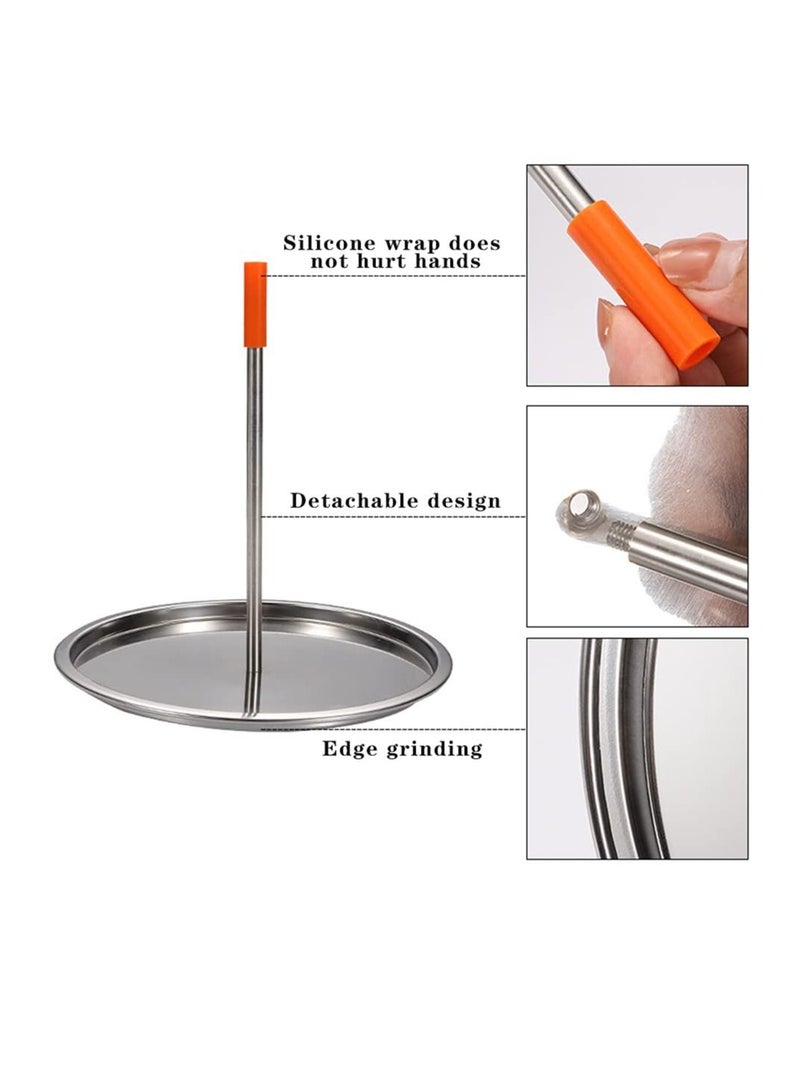 BBQ Vertical Skewer, Stainless Steel Barbecue Skewer Grill, Chicken Rack Roaster, Charcoal Smoker Grill Roasting Stand, Vertical Grilling Rack Meat for Turkey, Kebab