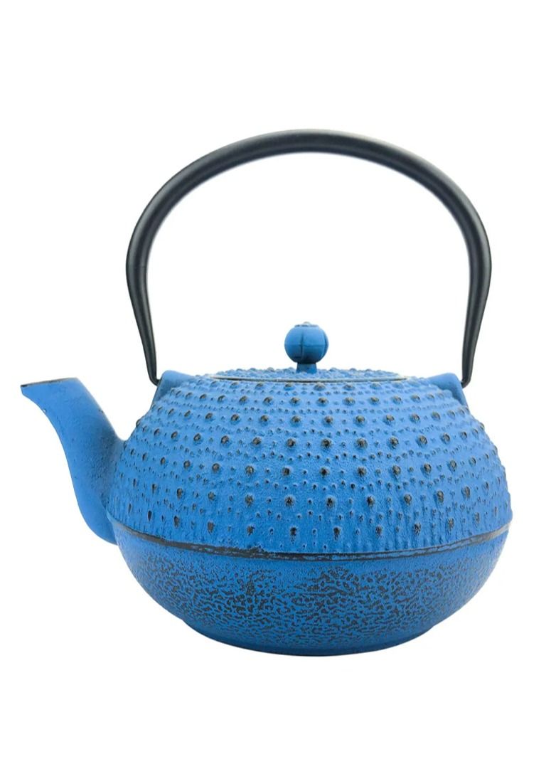Enamelled Interior Cast Iron Teapot Coated with Enameled Interior 1.8L Blue