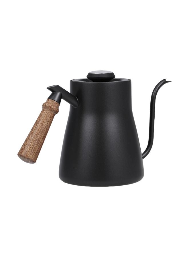 Pour Over Coffee Kettle With Thermometer Black 23x15x11cm