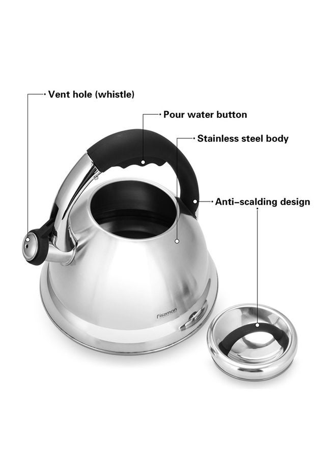 Whistling Kettle 2.6 Ltr Stainless Steel Maggie Series