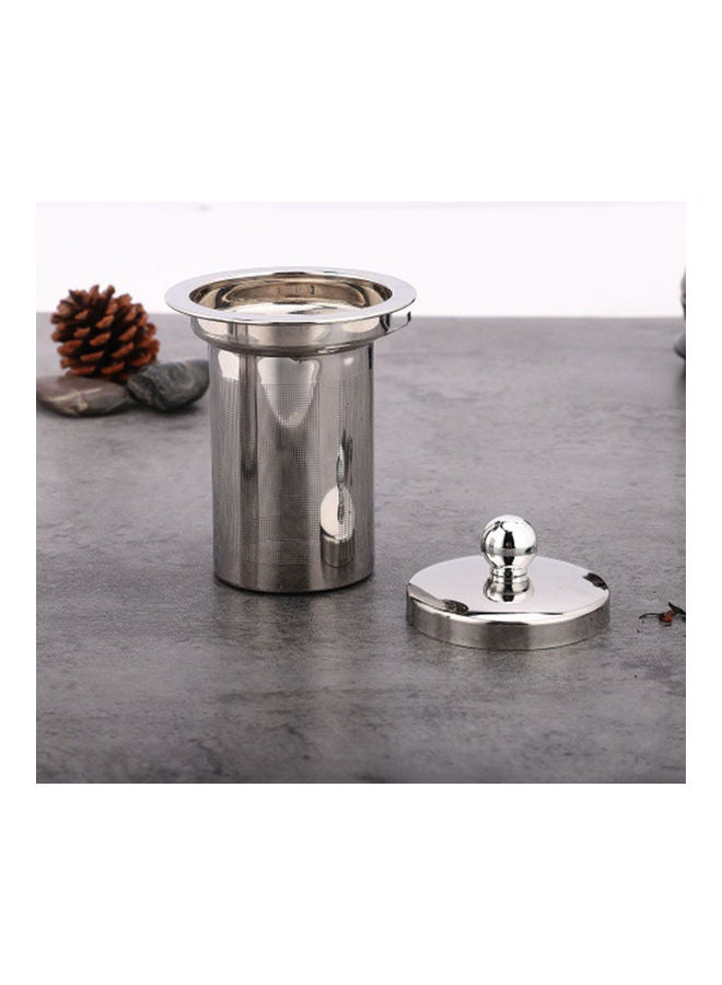 Stainless Steel Kettle With Removable Infuser Filter Silver 13.7 x 11.4 x 8.5cm