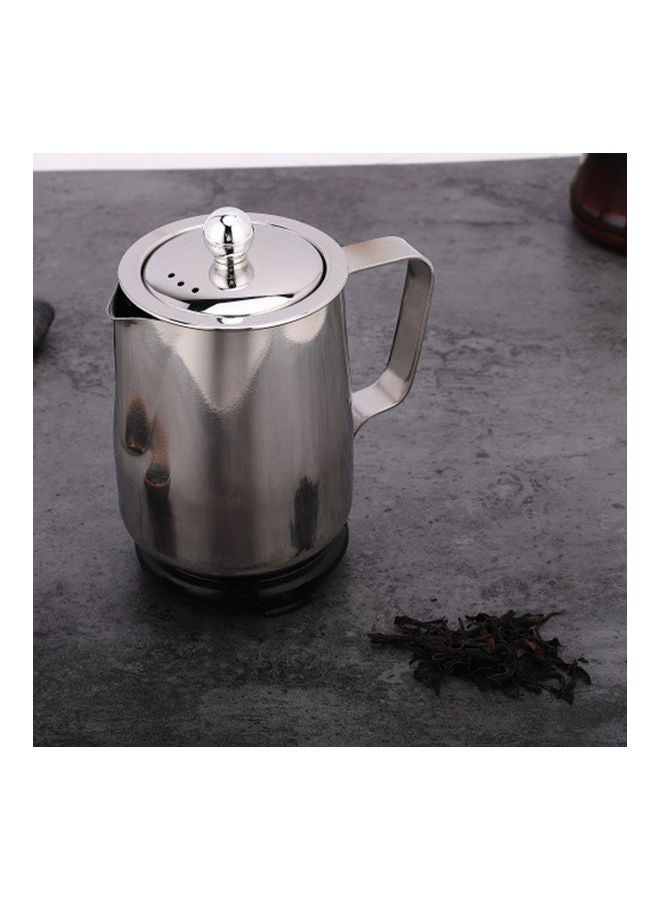 Stainless Steel Kettle With Removable Infuser Filter Silver 13.7 x 11.4 x 8.5cm