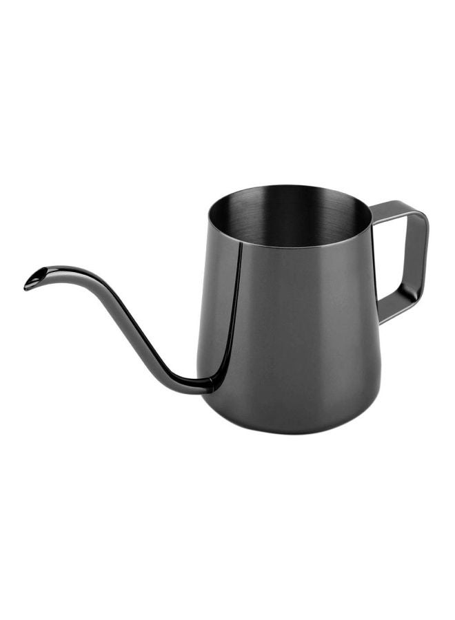 Stainless Steel Drip Coffee Kettle Black 350ml