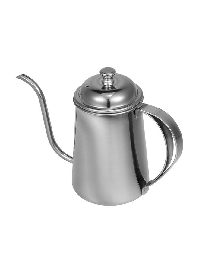 Coffee Kettle With Handle Silver 0.65Liters