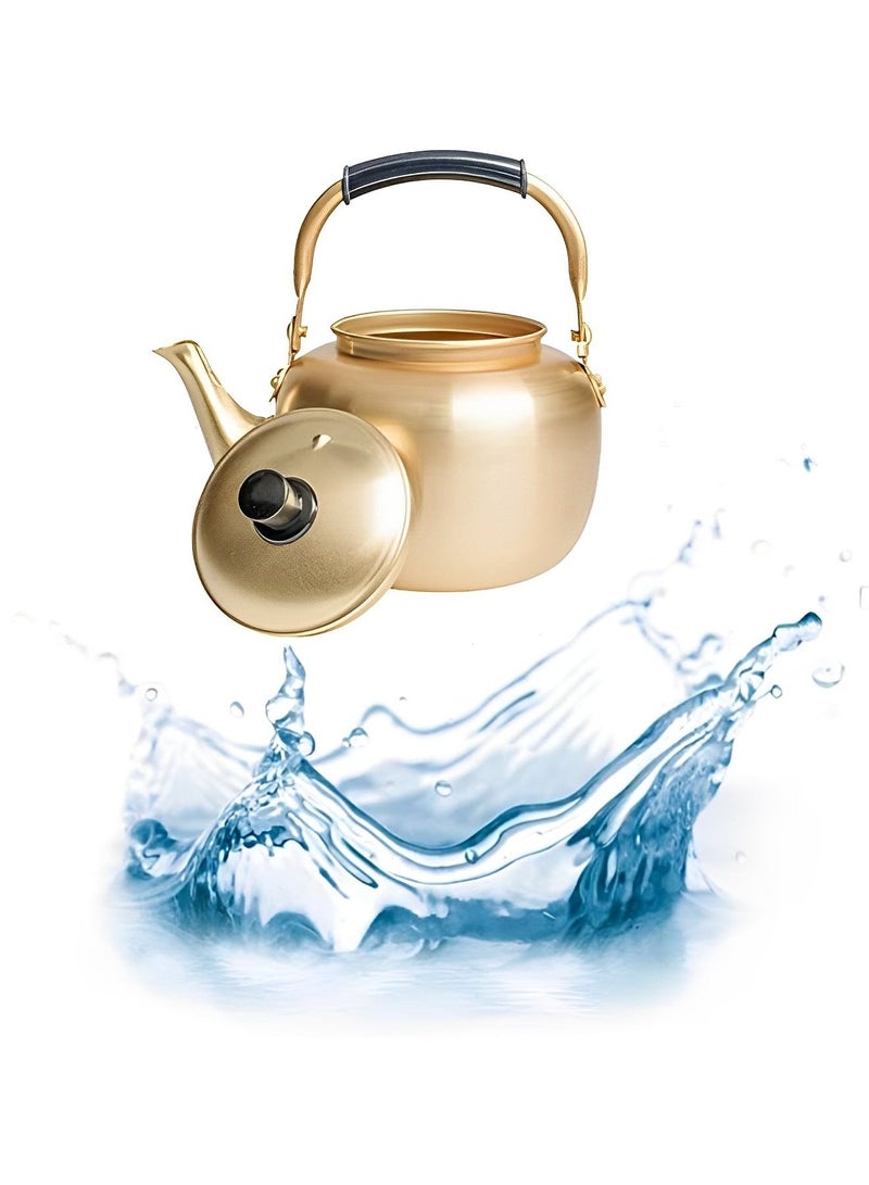 Portable Aluminum Milk Water Tea Kettle for the House Barbeque Camping and Party (2 Liter)