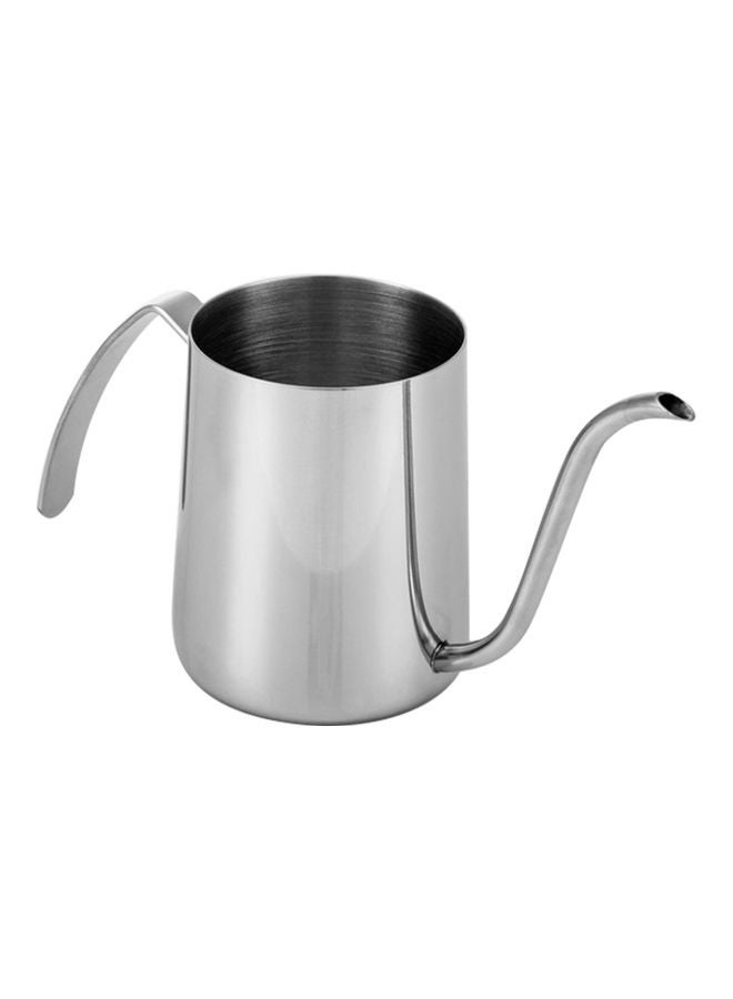 Stainless Steel Coffee Kettle Silver