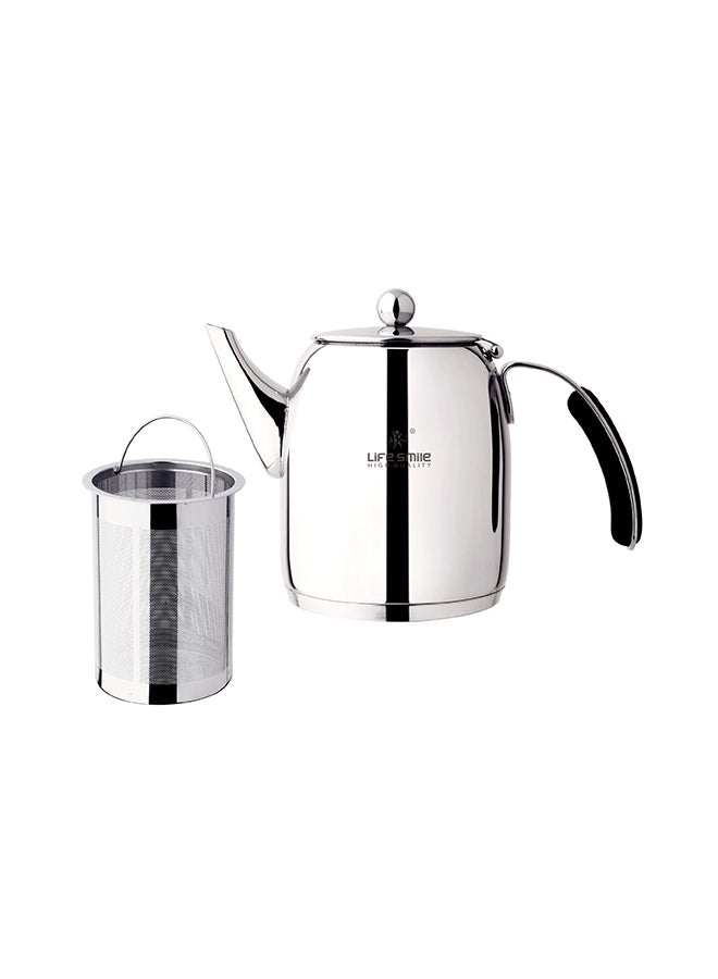 Kettle with Infuser Silver