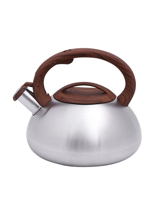Stainless Steel Whistling Kettle Silver 11cm