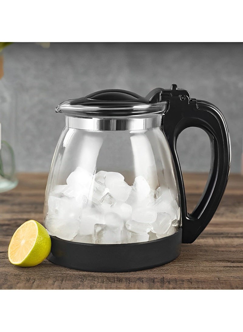 Heat Resistant Glass Teapot Heated Container Tea Pot Good Clear Large Capacity Kettle with Filter