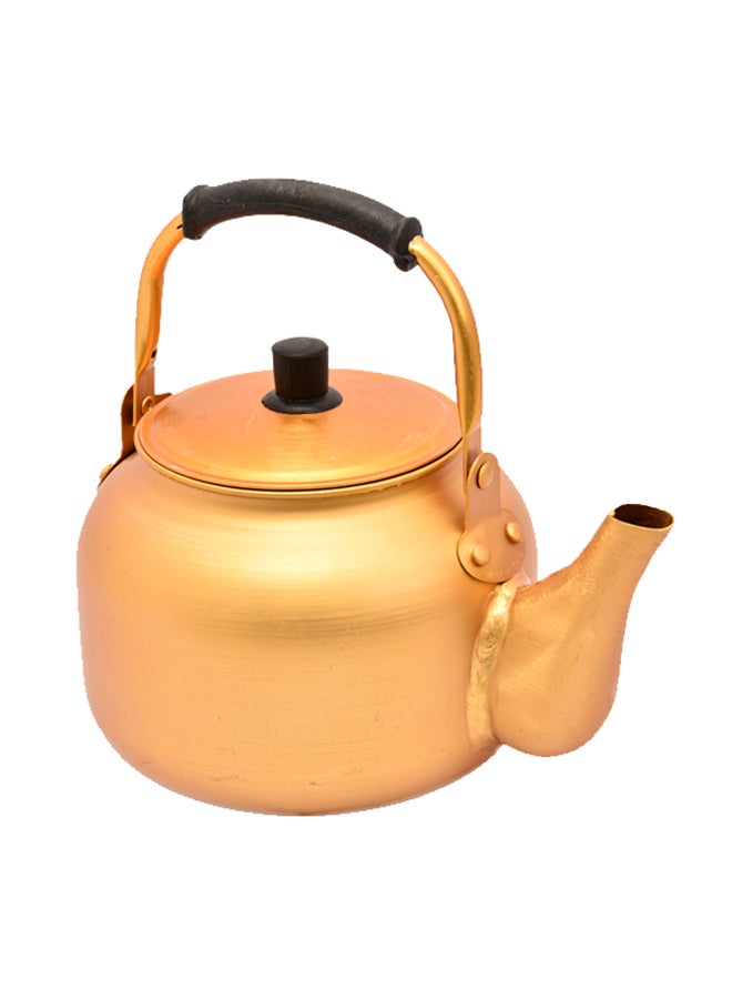 Aluminium Tea Kettle Gold/Black 2Liters