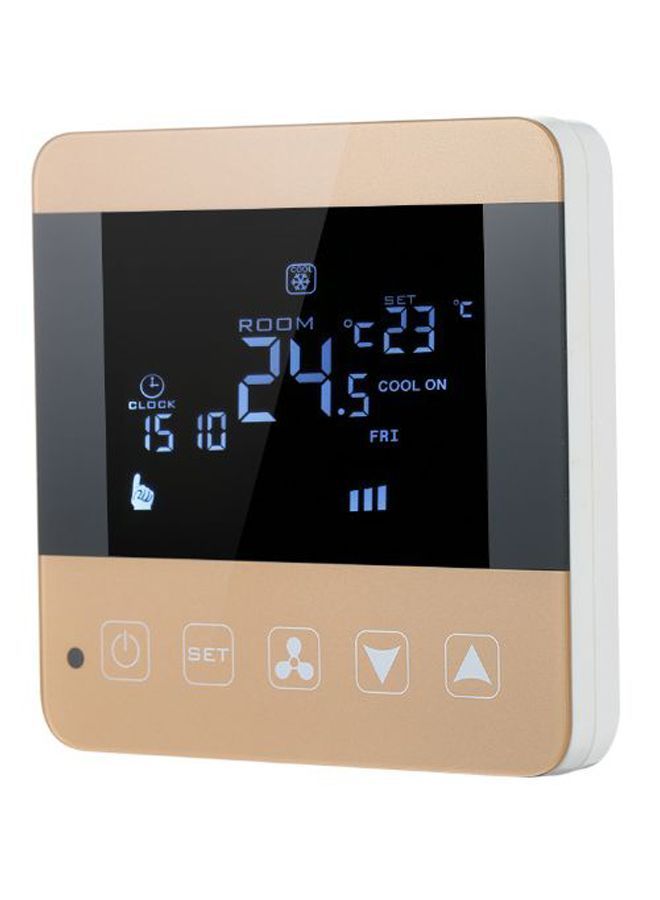 Programmable Air Conditioner Thermostat H2091 Beige/Black