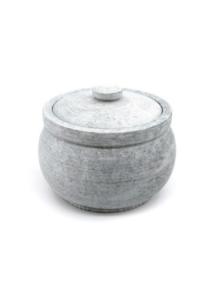 Traditional Soapstone Curd Pot Stone Pickle Jar