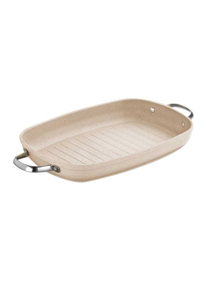 Granita Two Handles Sauce Pan Beige 35x25cm