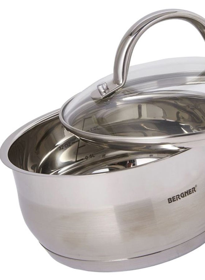 Saucepan With Lid Shiny, Matt 18cm