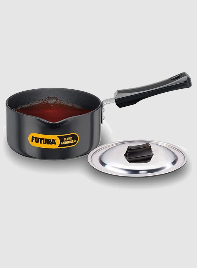 Hawkins Futura Hard Anodised Saucepan 1.5L, 16 cm, 3.25 mm with SS Lid