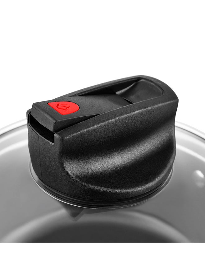 Safecook Non-Stick Cov Saucepan Red 14cm