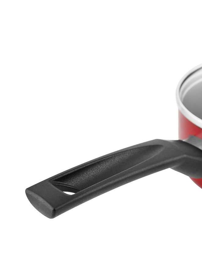 Safecook Non-Stick Cov Saucepan Red 14cm
